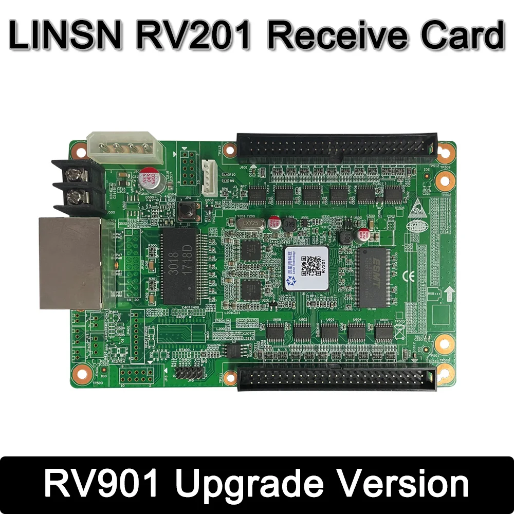 

LINSN RV201(RV901) Full color LED display LED receive card,P2,P2.5,P3,P4,P5,P6,P8,P10 video wall LINSN RV201 receive card