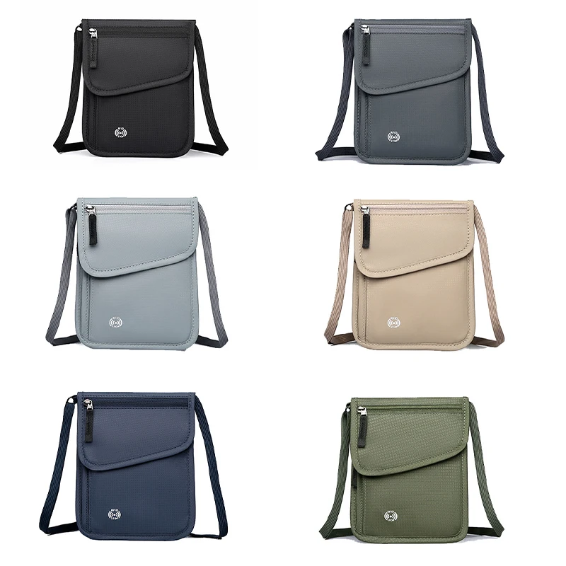 1 шт., защитная сумка с защитой от Rfid для автомобильного ключа, телефона, блокировщик сигналов, шейный нагрудный чехол, чехол для хранения идентификационных карт, дропшиппинг