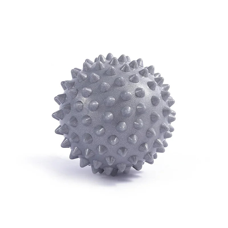 7.5cm PVC Spiky Massage Yoga Ball Trigger Point Sport Fitness Hand Foot Pain Stress Relief Muscle Relax Unisex Stab Massage Ball