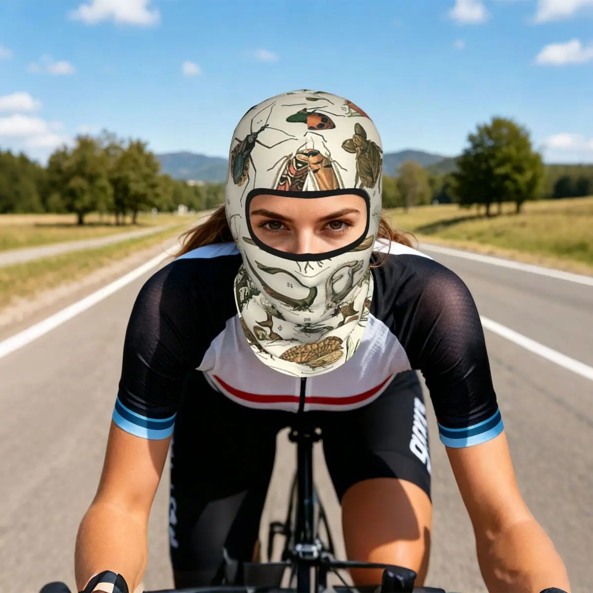 Insects Breathable Thin Balaclava Full Face Mask Sun Protection Neck Gaiter For Motorcycle Cycling Fishing Outdoor