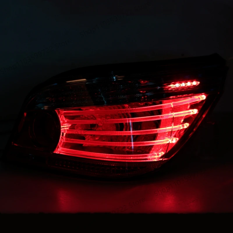 For BMW 5 Series E60 LCI 2008 2009 2010 Taillight Turn Signal Reversing Light Brake Light Warning Light Flashing No Blub view 6