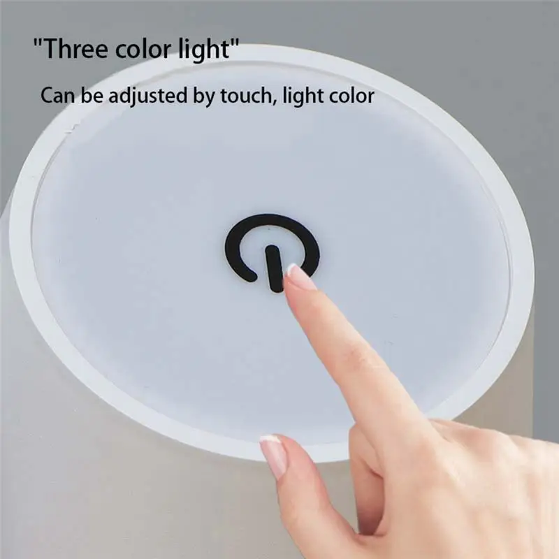 

Carefree- Wireless Wine Bottle Lamp Rechargeable LED Bar Lamp Removable Dining Mushroom Night Light for Desk/Restaurant Black