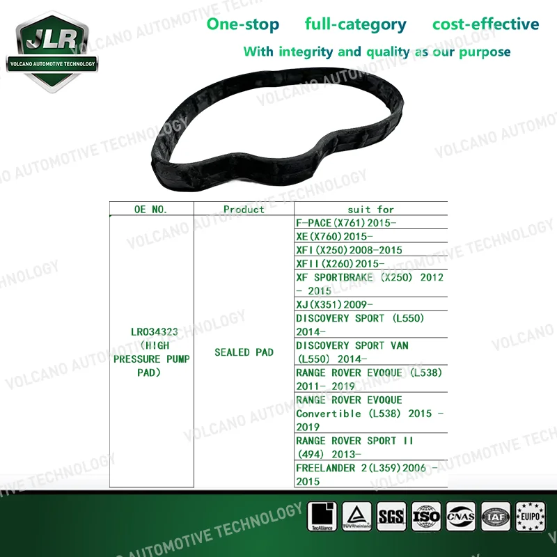 Jaguar Land Rover Sealing gasket  For RANGE ROVER SPORT VELAR F-PACE F-TYPE XE XF XJ XK OEM: LR034323、LR036542、LR037089