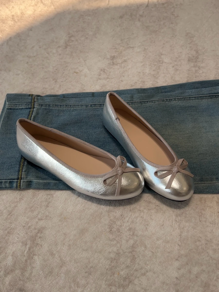 2026-new-retro-round-head-knot-ballet-flats-women's-flat-heels-shoes-slip-on-versatile-heightening-women's-shoes