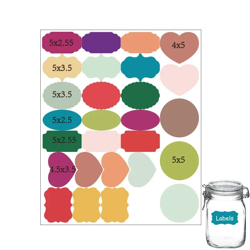 28Pcs/Set MultiPattern Classification Label Stickers Book Water Bottle Name Tag Stationery Labels