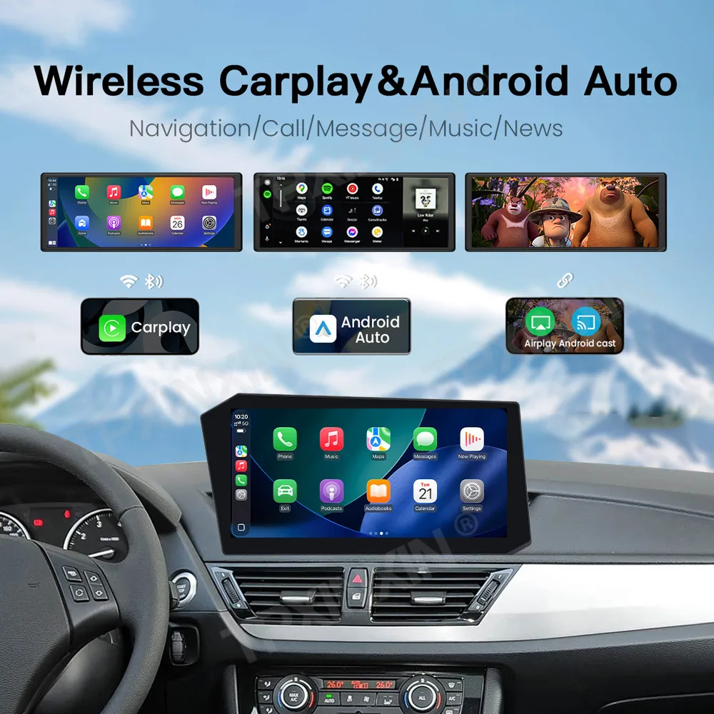 الوسائط المتعددة أندرويد 14 راديو السيارة لسيارات BMW X1 X2 2010 ~ 2017 نظام تحديد المواقع والملاحة Carplay مرآة ربط فيديو استقبال ستيريو IPS رئيس وحدة #6