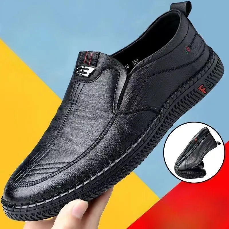 Herren schuhe New Business Lederschuhe weiche Sohle Komfort Fahr schuh leichte Wanderschuhe für Herren Casual Flats Slipper Mokassins