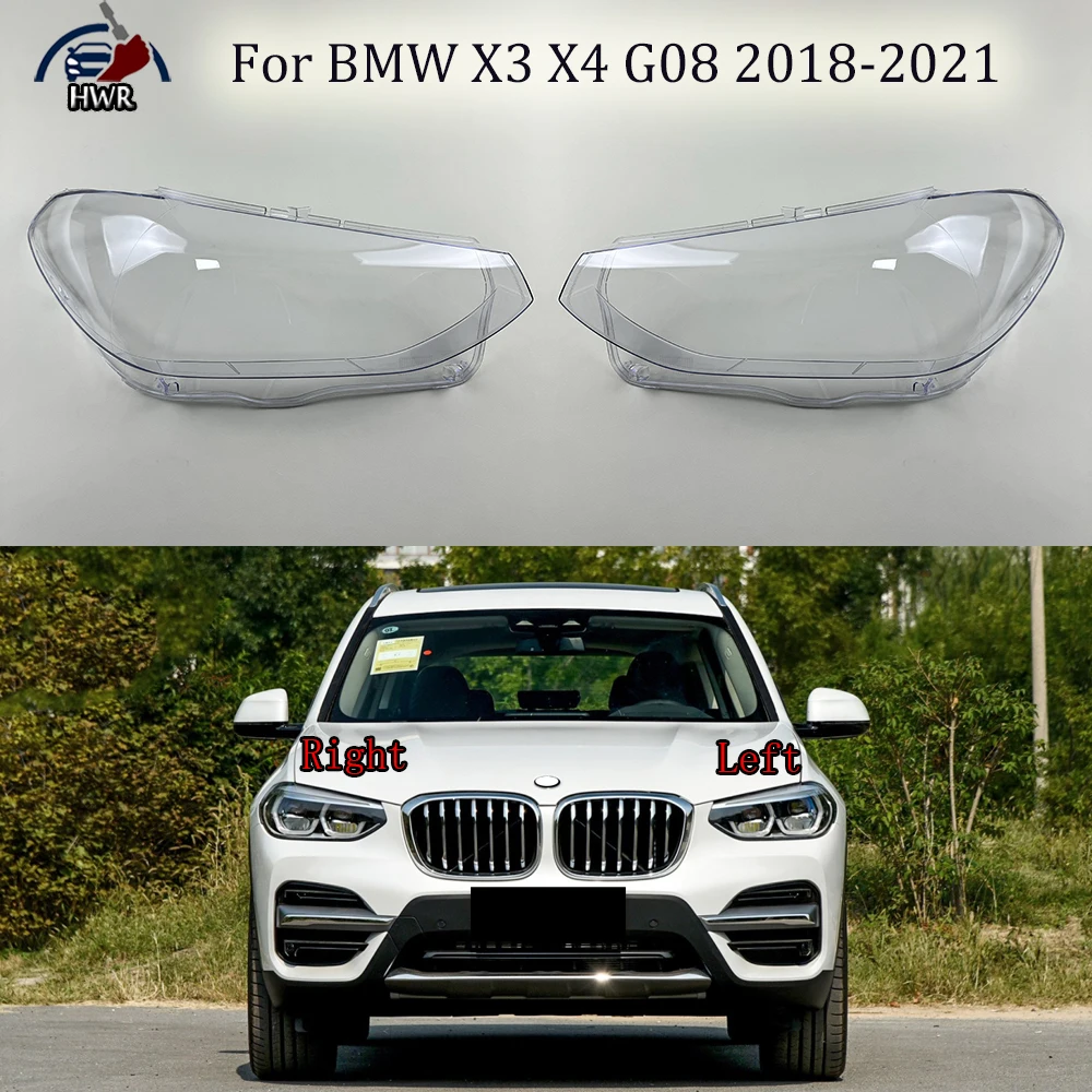 

Transparent Headlight Cover Headlamp Shell Clear Lens Plexiglass Replace Original Lampshade For BMW X3 X4 G08 2018 2019 20202021