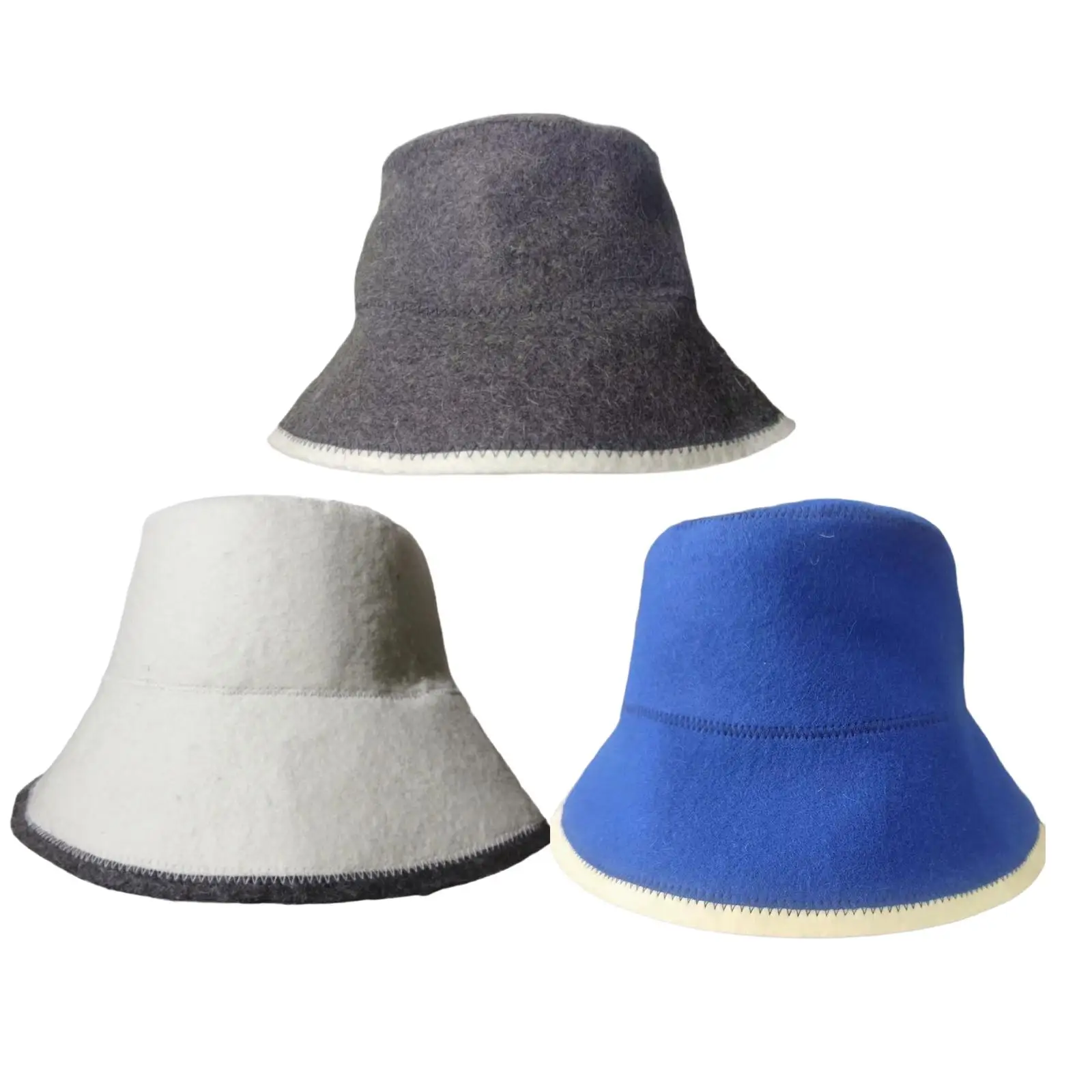 Sauna Accessories Accessory Head Protect Heatproof Stylish Hair Wool Sauna Hat for Bath House Shower Steam Room SPA Men Women