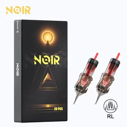 20 Stuks Noir Rl Rlt Tattoo Cartridge Naalden Wegwerp Steriele Permanente Make-Up Machine Wenkbrauw Eyeliner Lip Tattoo Pen Benodigdheden