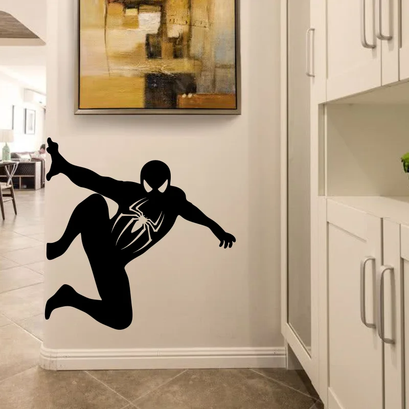 The Spider Man Switch Vinyl Stickers Creative Laptop Decals Vinyl Decal For Car Window, Kids Room Door Decor #91