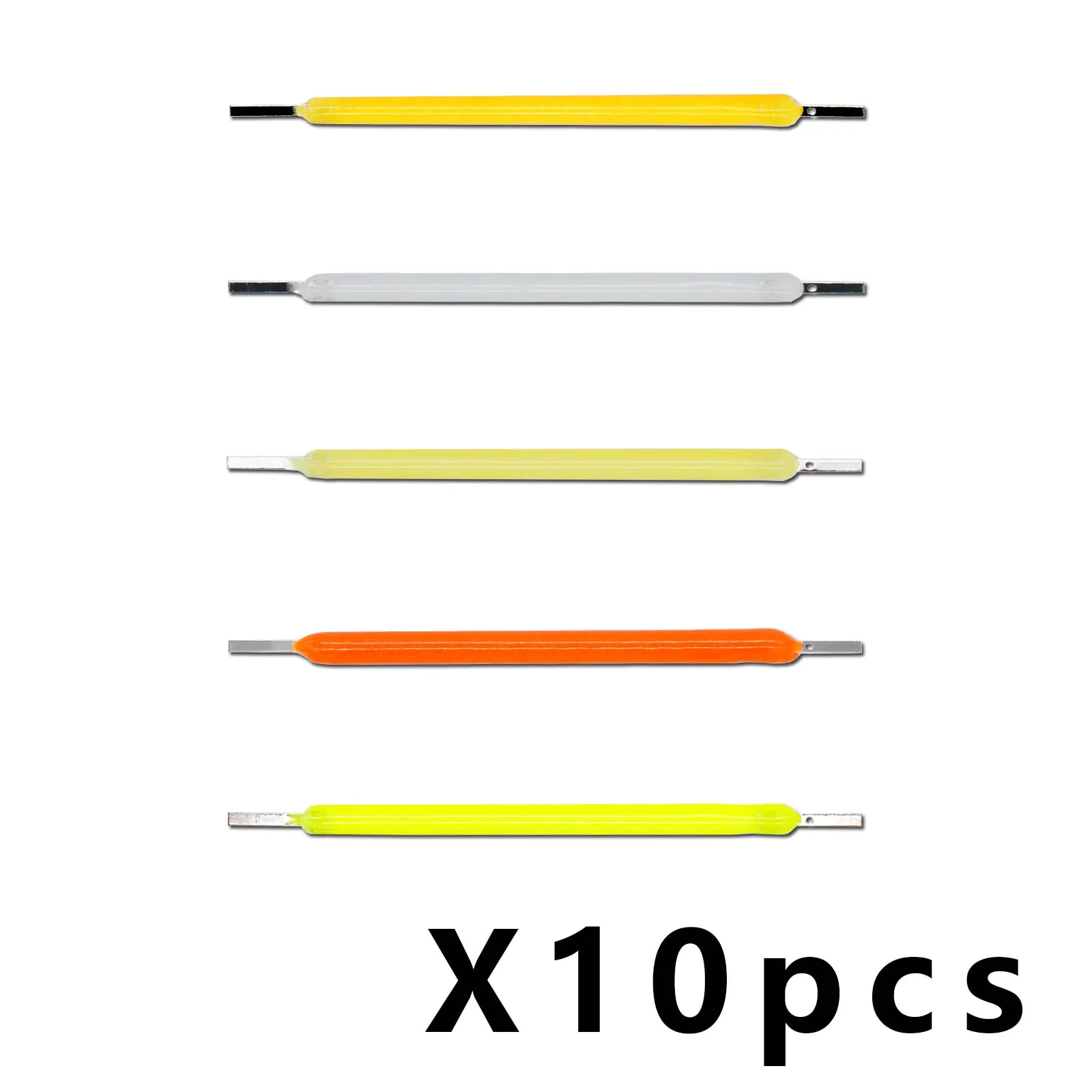 

10pcs Edison Bulbs Incandescent Lamp Parts LED COB Filament DC3V 100mA Lamp Accessories LED Bulb Diode Accessories DIY