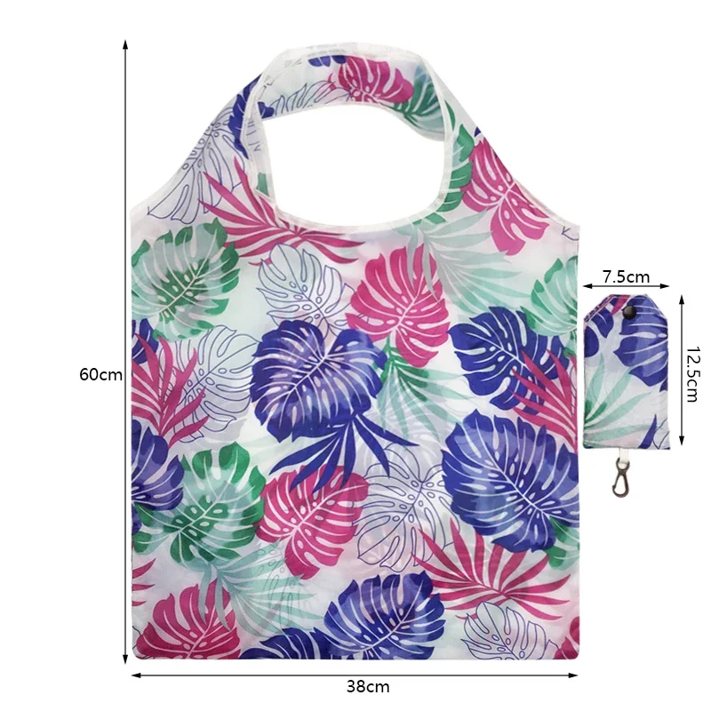 Large Foldable Reusable Shopping Bags Eco-Friendly Heavy Duty Shopping Bag for Groceries Unisex Washable Printed Tote Bag Сумка