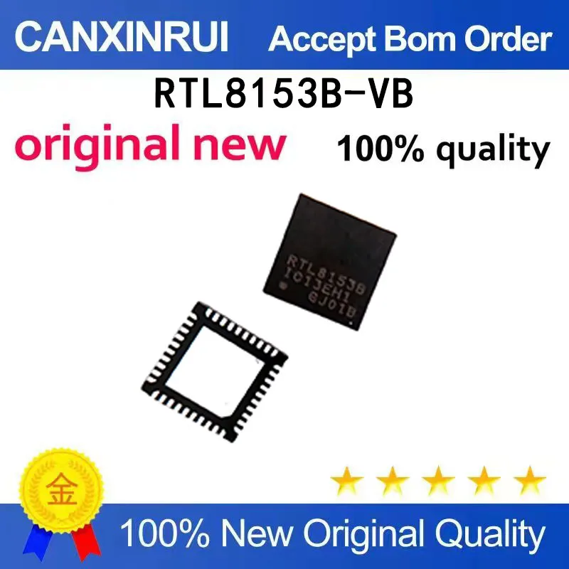 (5pcs-100pcs）RTL8153B-VB-CG RTL8153B-VB QFN40 Ethernet Controller IC Chip Brand New