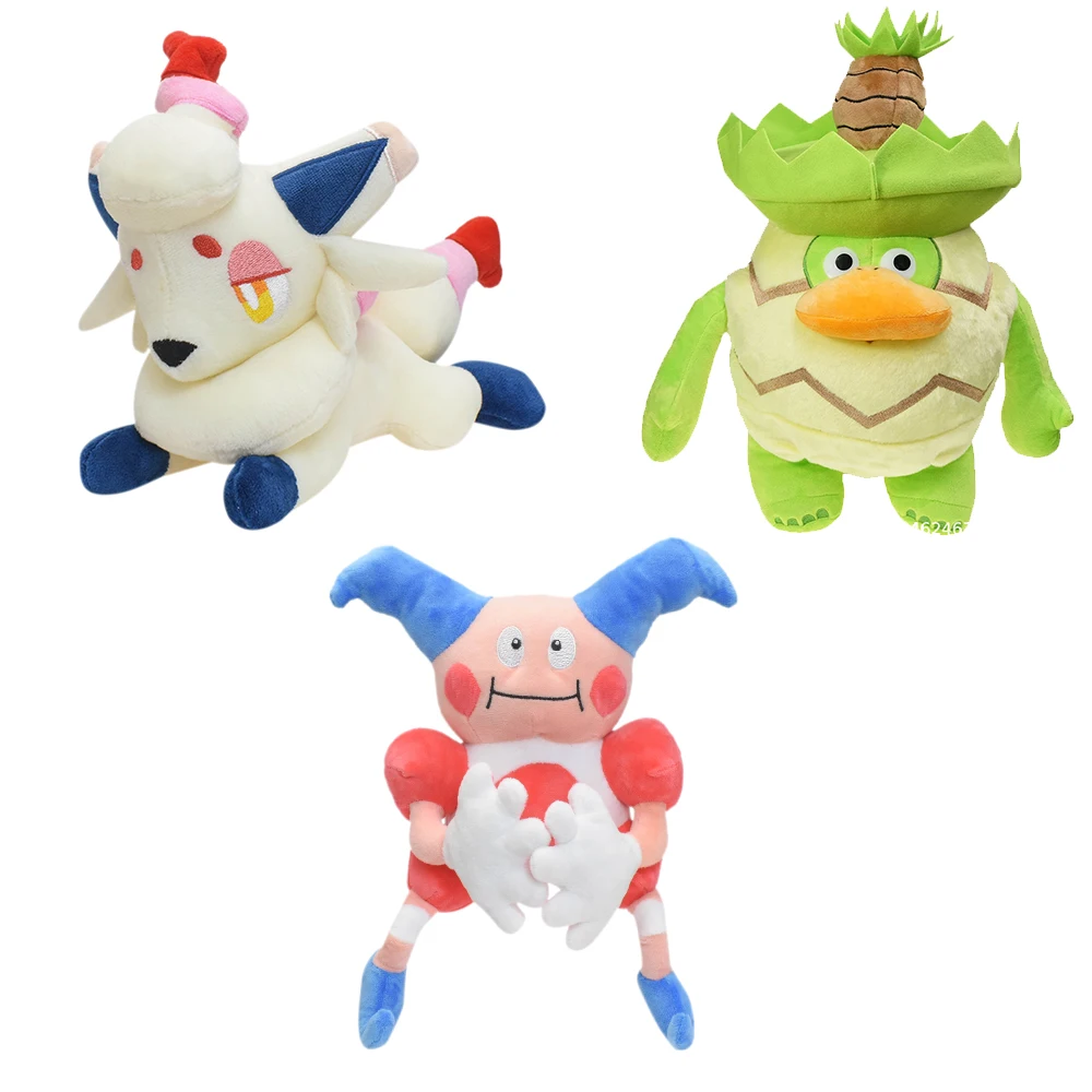 Juguete de peluche de Pokémon Zorua Ludicolo Mr.Mime Koffing Snivy emshelly Raichu Pidgeotto, muñeco de Animal de peluche suave, Abra Flygon Turtonator