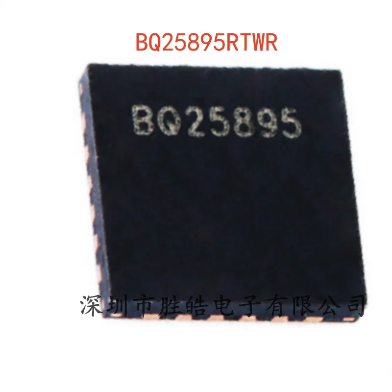(2PCS)  NEW   BQ25895RTWR   Single 5A Fast Charger Chip    WQFN-24   BQ25895RTWR   Integrated Circuit