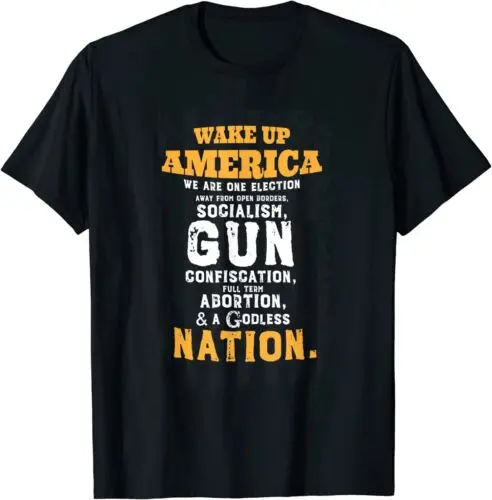 NEW LIMITED Conspiracy Theorist Conspiracy GOP Wake Up America T-Shirt