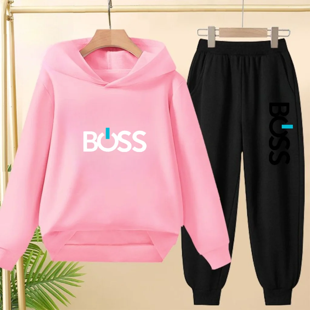 Cute Lettered Sweatshirts for Children Aged 3 to 12, and Hooded Sweatshirt Jackets for Boys and Girls in Black, Blue and Yellow