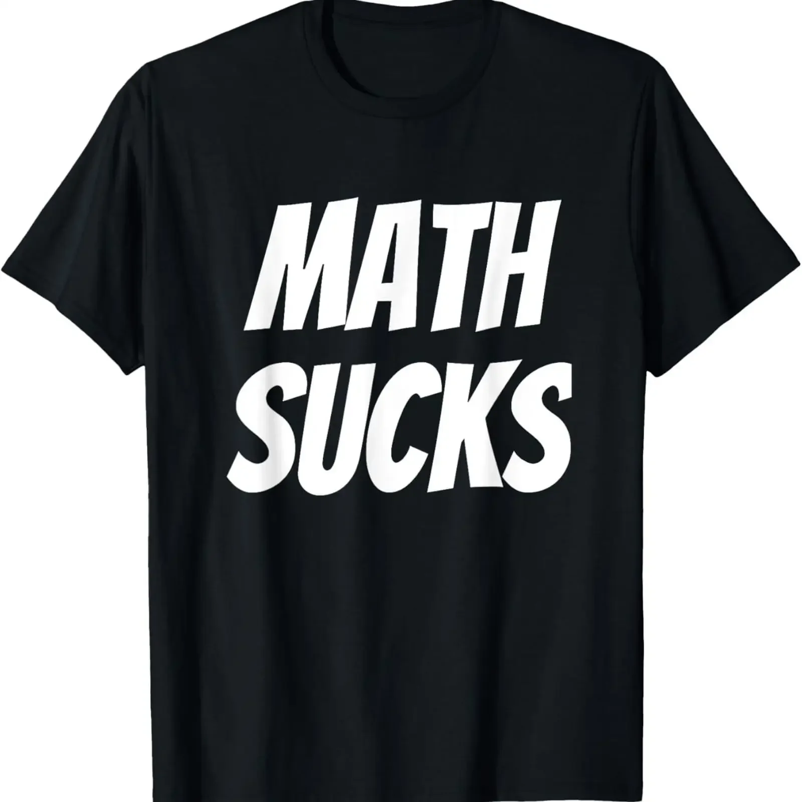 Funny Sarcastic Math Sucks Mathematics Novelty Gag T Shirt vintage Washed Stylish Slightly streetwear Versatile