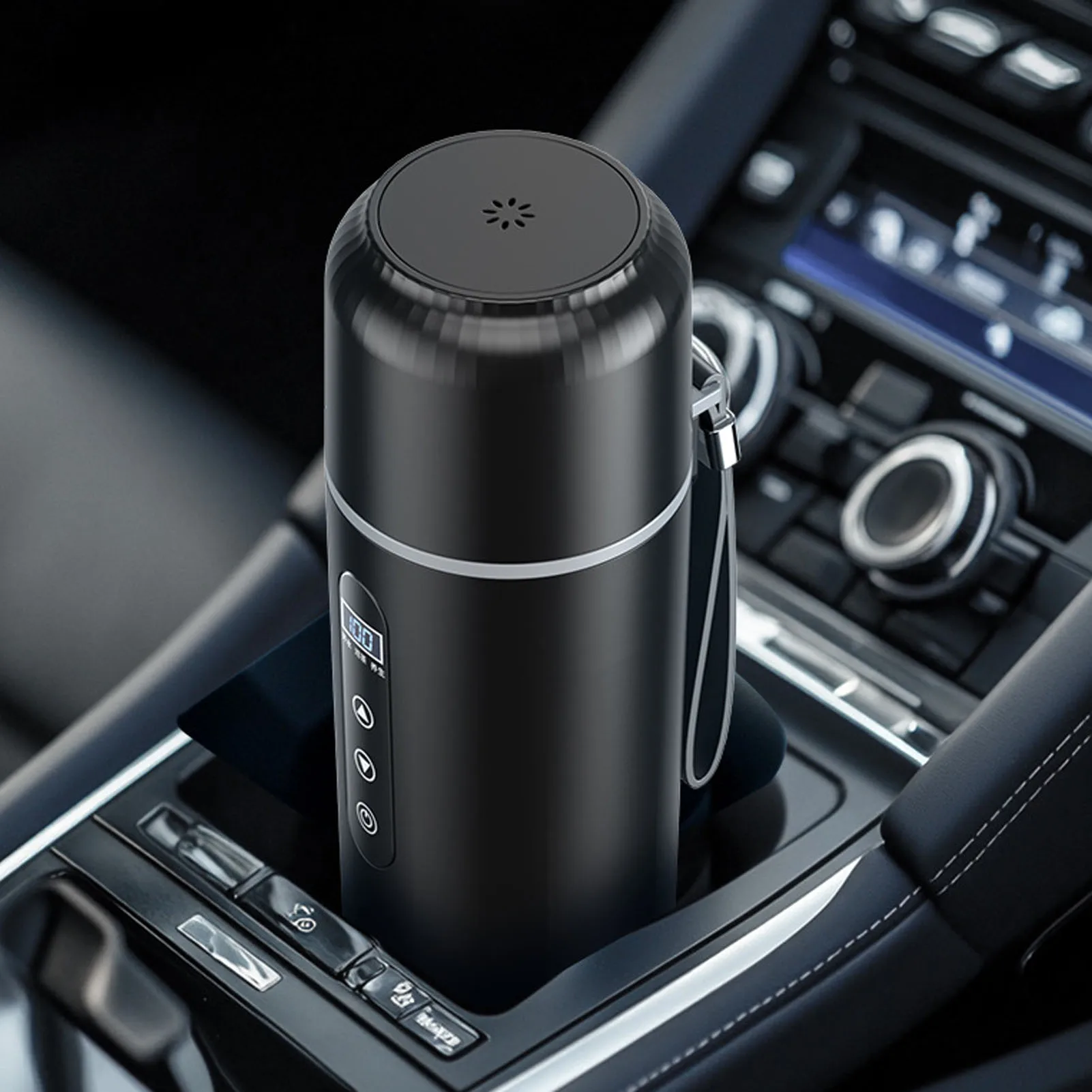 Portable Electric Kettle Heater Cup Keep Warm Portable Car Heating Cup 500ml 12V 24V  316 Stainless Steel for Travel
