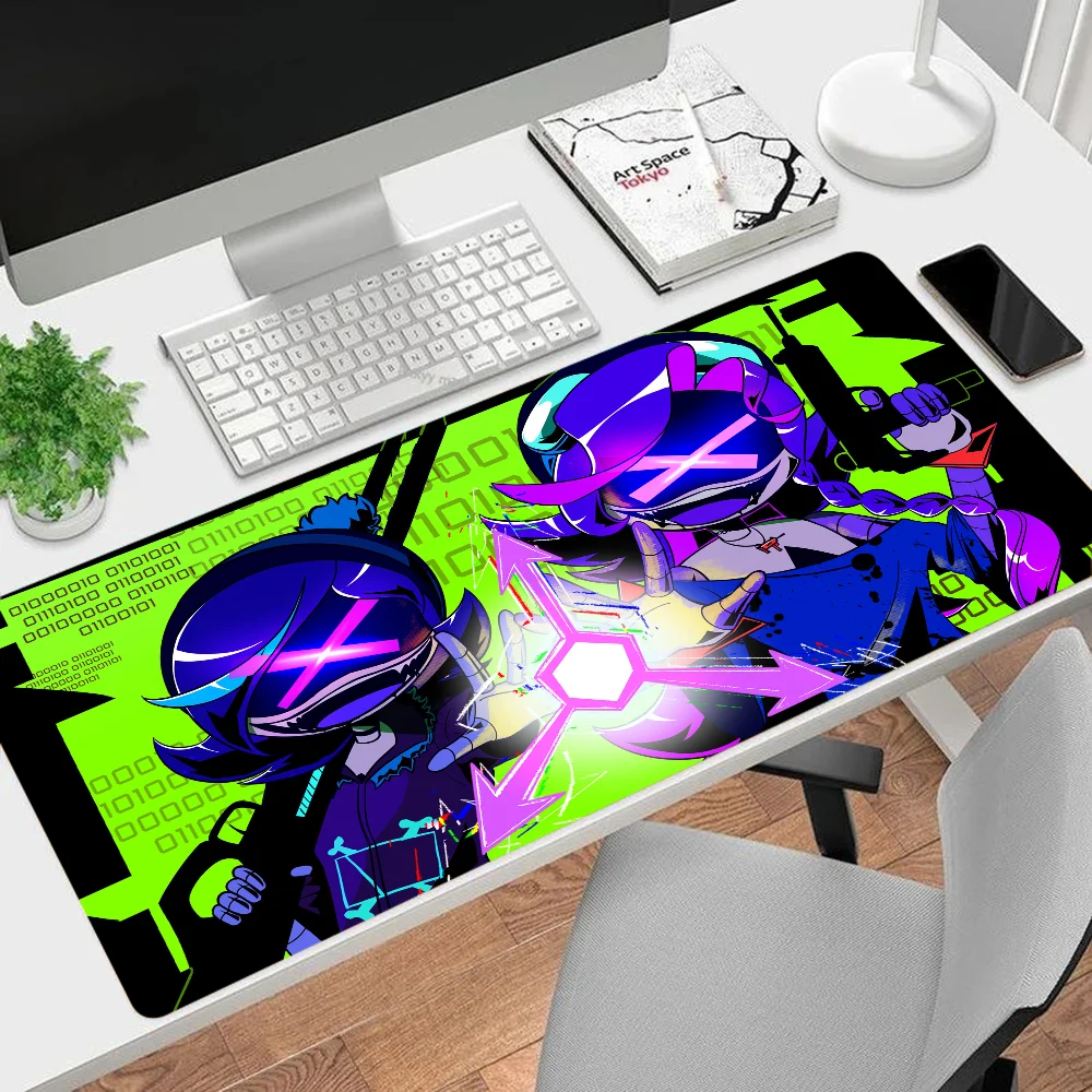 Murder-Drones ANIME 80x30cm XL Lockedge Office Computer Desk Mat Table Keyboard Big Mouse Pad Laptop Cushion Girls Bedroom