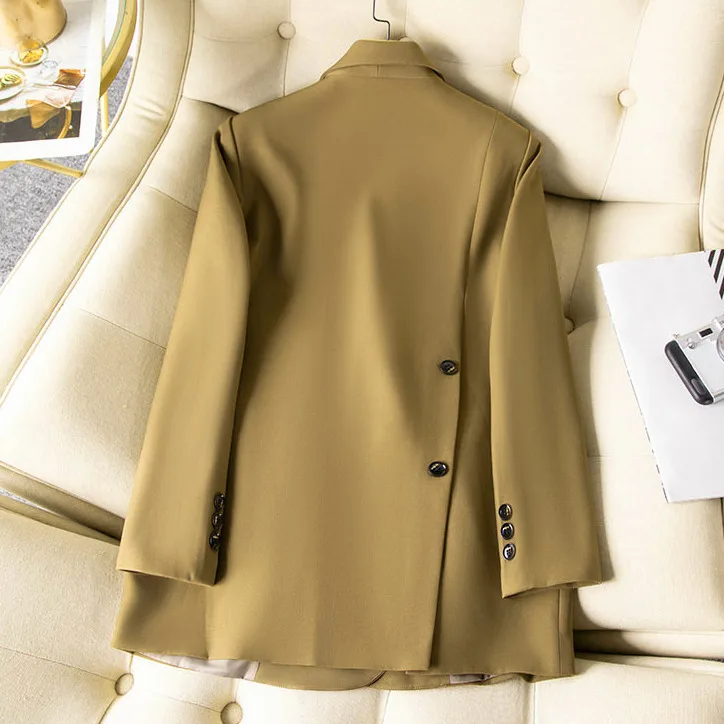 

Casual Small Blazer for Women 2022 Autumn New: Professional Fashionable Spring/Autumn Jacket with Stylish Back Slit Design Hot