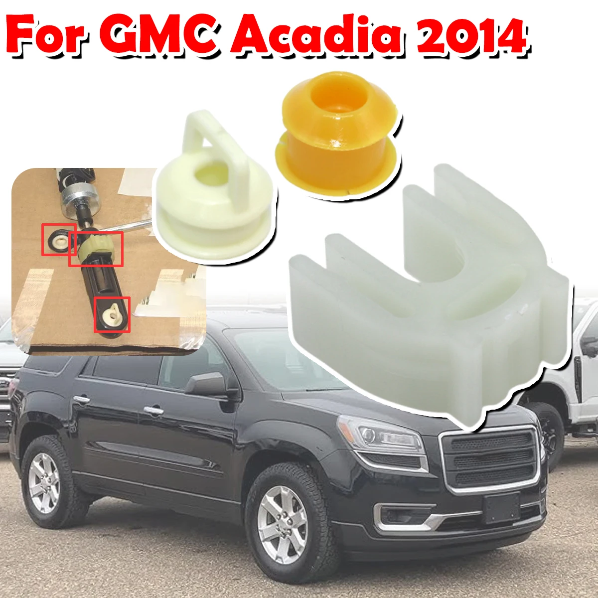 

3Pcs For GMC Acadia 2014 Shift Cable Bushing Lock Clip AT Range Selector Shft Lever Adjuster Gearbox Repair Kit Car accessories