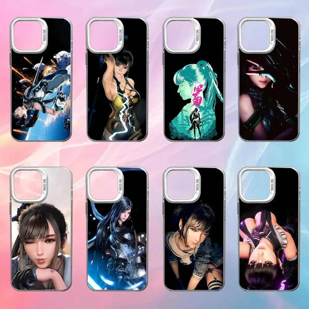 

S-Stellar Game B-Blade Phone Case For iPhone 17,16,15,14,13,12,X,8,Pro,Max,Plus,SE4,Air,Mini White IMD HD Matte