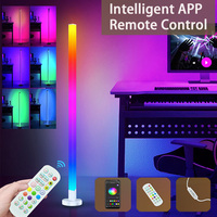 150cm Intelligent Atmosphere  Floor Lamp Dimmable APP Control  RGB LED Modern Foor Lamp With Movable Atmosphere In Living Room