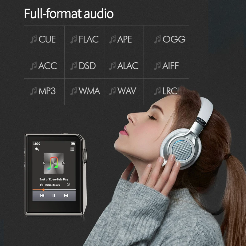 2023 Nieuwe A58 Hifi Muziek Bluetooth Mp3 Speler Hoge Kwaliteit Hi-Res Digitale Audio Dsd256 Lossless Metal Walkman Met Eq Equalizer