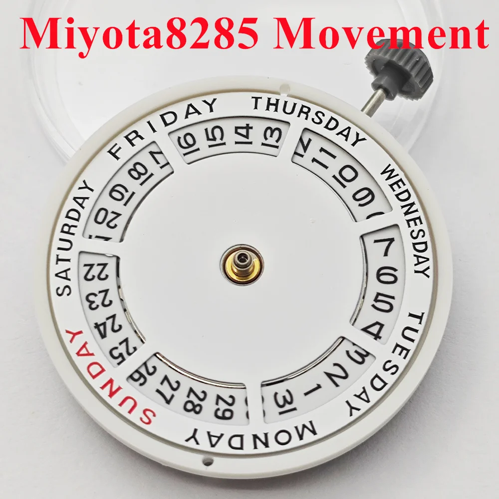 Miyota8285 Automatic Mechanical Movement 21 Jewels High-Precision Watch Movement Double Calendar Movement