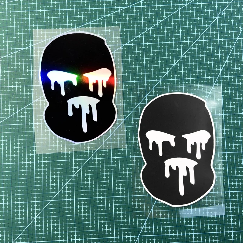 

THE BKLF FACE Motorcycle Stickers Waterproof Motorbike Front Fairing Fuel Tank Scooter Body Durable Decoration Cool Vinyl Decals