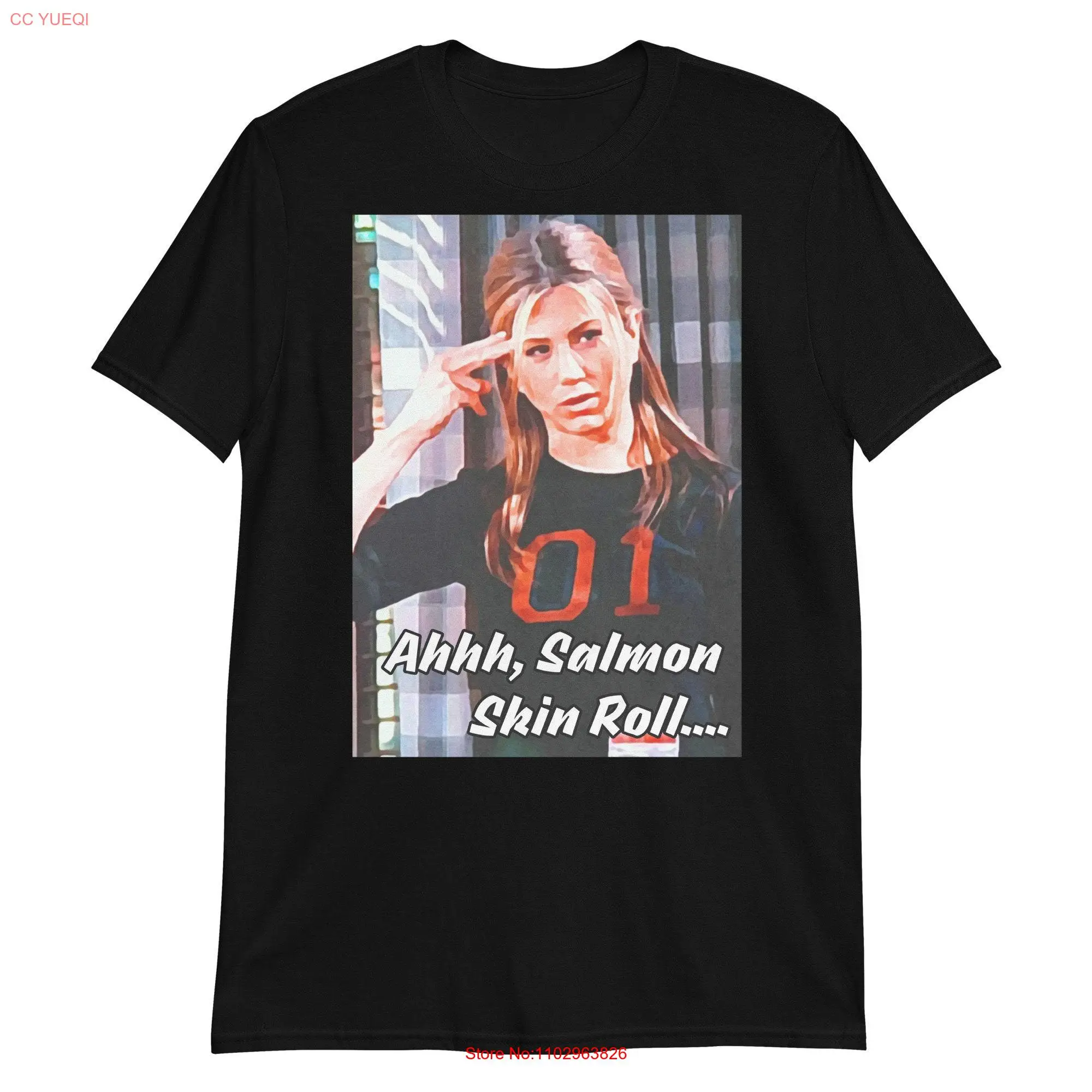 Футболка с длинным или коротким рукавом, с принтом друзей, Рэйчел зеленая Футболка с длинным или коротким рукавом, с принтом друзей, Рэйчел зеленая