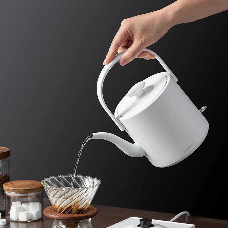 Retro Classic Electric Kettle Beautiful Desktop Electric Teapot 304 Stainless Steel 800ML Water Boiler For Home Office Appliance