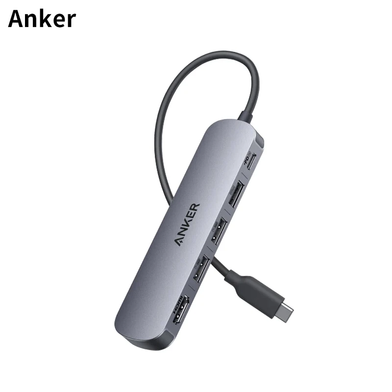 Anker A83D2 7-in-1 USB-C Docking Station Dual 4K HDMI Multiport Adapter PD Charging Hub For MacBook Pro Laptop