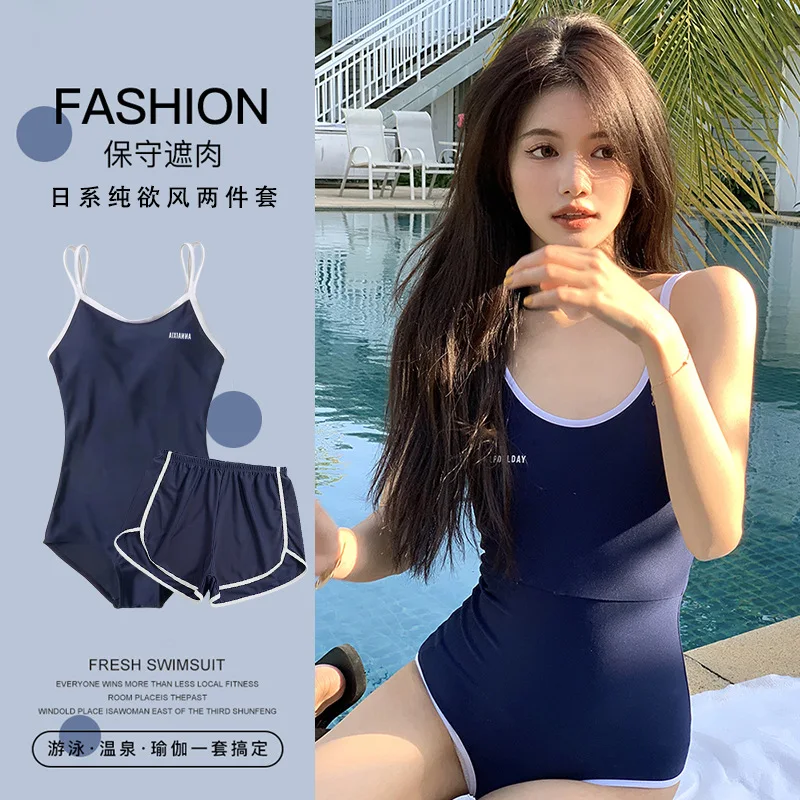Women\'s Sexy Swimwear Sets Underwear Sports Swimsuit One Piece Beach Bathing Suit Pool Bather Female 2 pieces