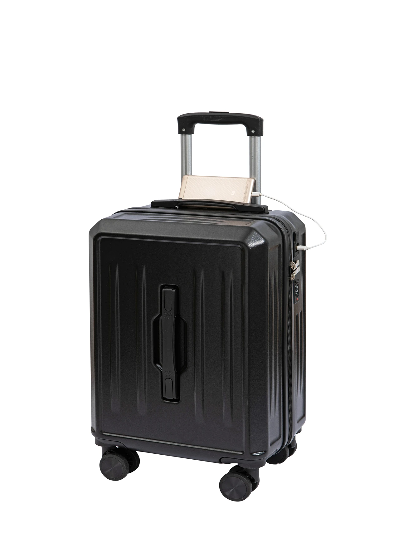 The bright face thickens the sports-style rod box suitcase solid wear-resisting large capacity male and female zipper password b