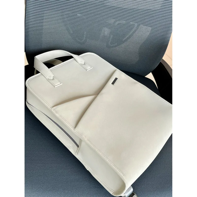 حقيبة ظهر جديدة للكمبيوتر للرجال والنساء للتنقل أنيقة وبسيطة مقاس 15.6 بوصة حقيبة ظهر للكمبيوتر المحمول حقيبة مدرسية للطلاب الجامعيين