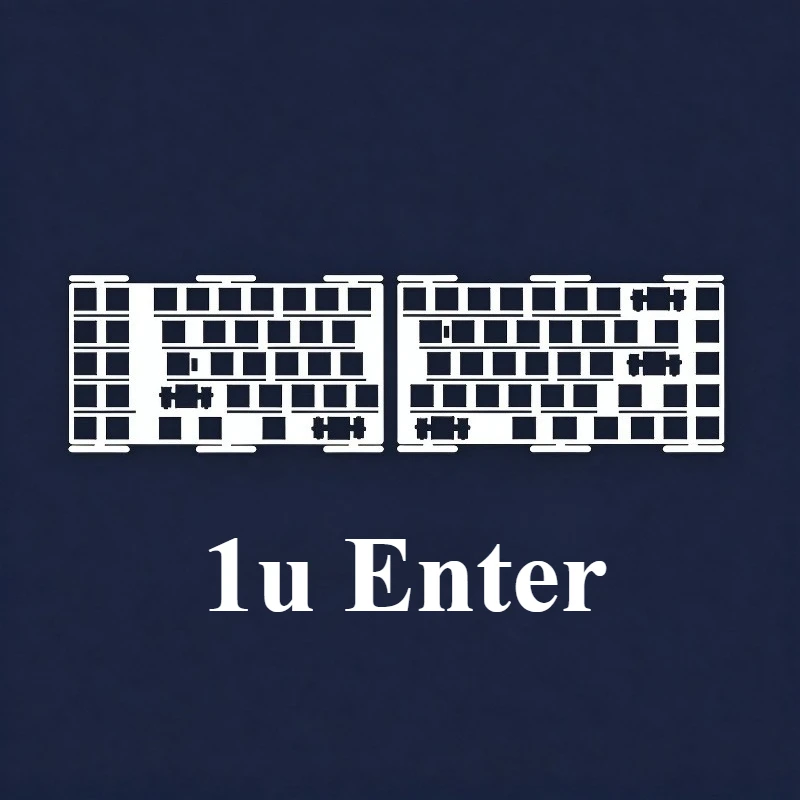 Bastet Spilt Keyboard Positioning Board Customized Horizontal Slotting PC POM FR4 CF Positioning Plate Keyboard Accessories DIY