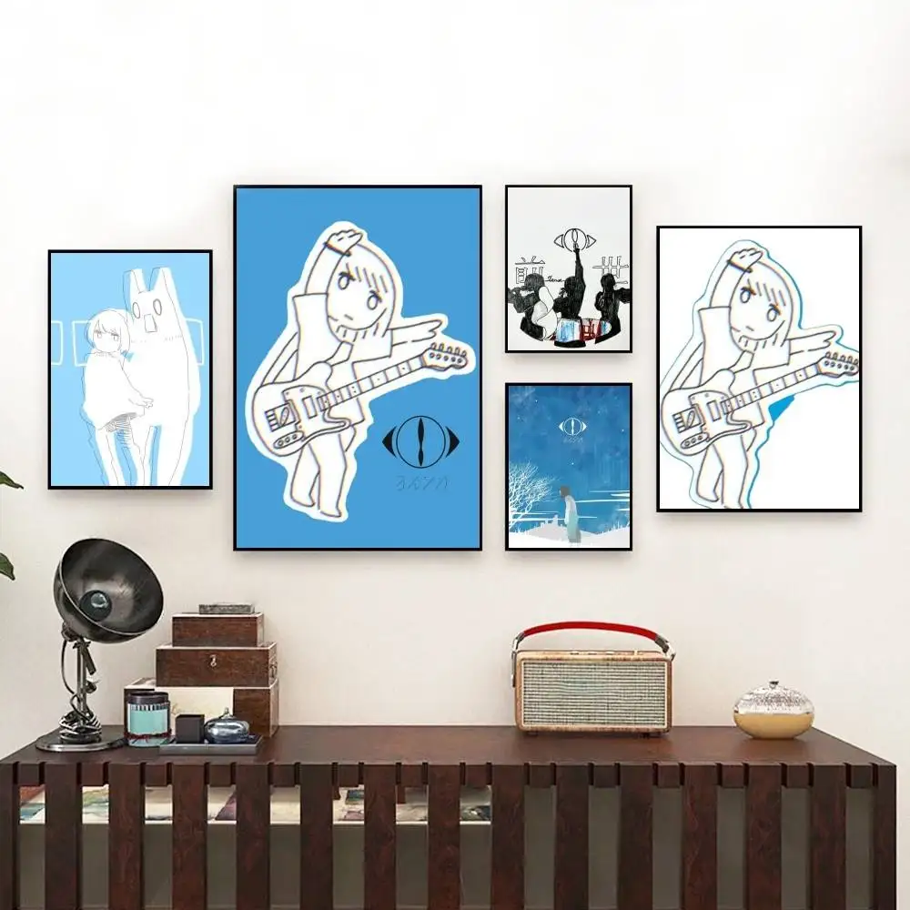 

Y-Yorushika Band Japanese Poster Perfect Space Sticker Self Adhesive for Office Home Theater Wall Art Decor Fancy Gift