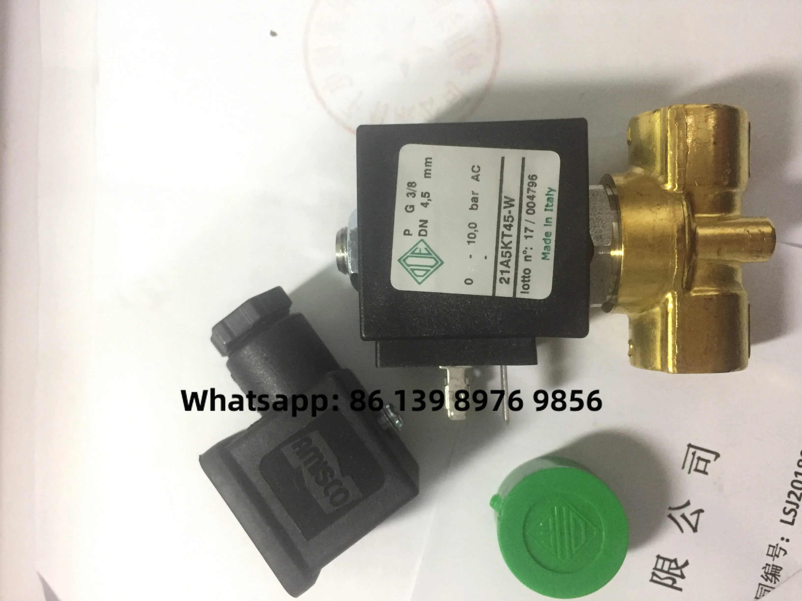 Italian ODE Solenoid Valve 21A5kt45-W Ac220v