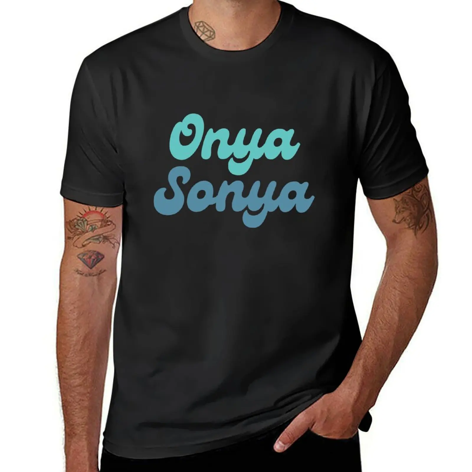 Onya Sonya T-Shirt Short sleeve tee oversizeds customizeds mens vintage t shirts