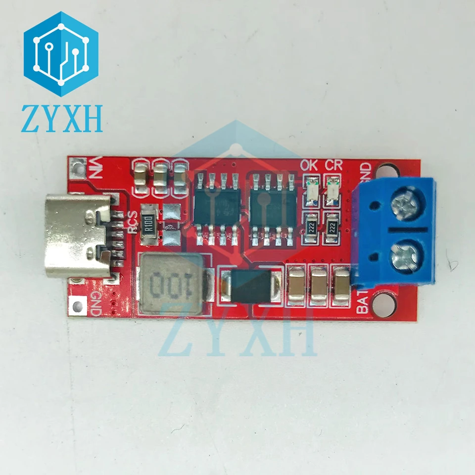 

2S 3S 4S Type-C 18650 Charger Board 1A 2A 4A 7.4V 11.1V 14.8V LiPo Polymer Li-Ion Battery Charging with Terminal Free Welding