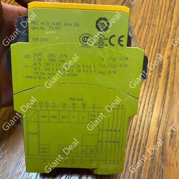 

Новинка для E61p 774192, реле безопасности 24 В постоянного тока, 4 н/о 2so, абсолютно новое оригинальное точечное реле Plc