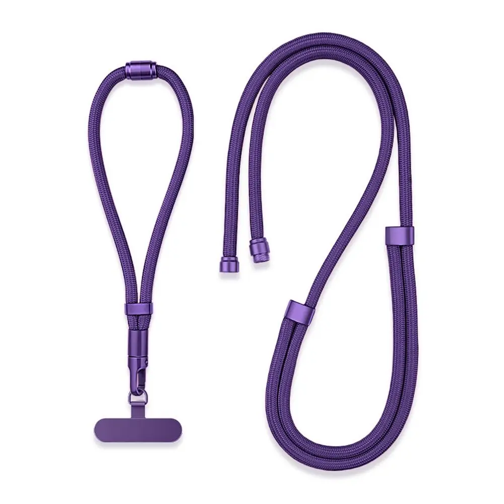 Accesorios para teléfono móvil 3 en 1, cordón ajustable, correas de muñeca colgantes tejidas antipérdida, cuerda colgante corta 3 en 1 para teléfono móvil