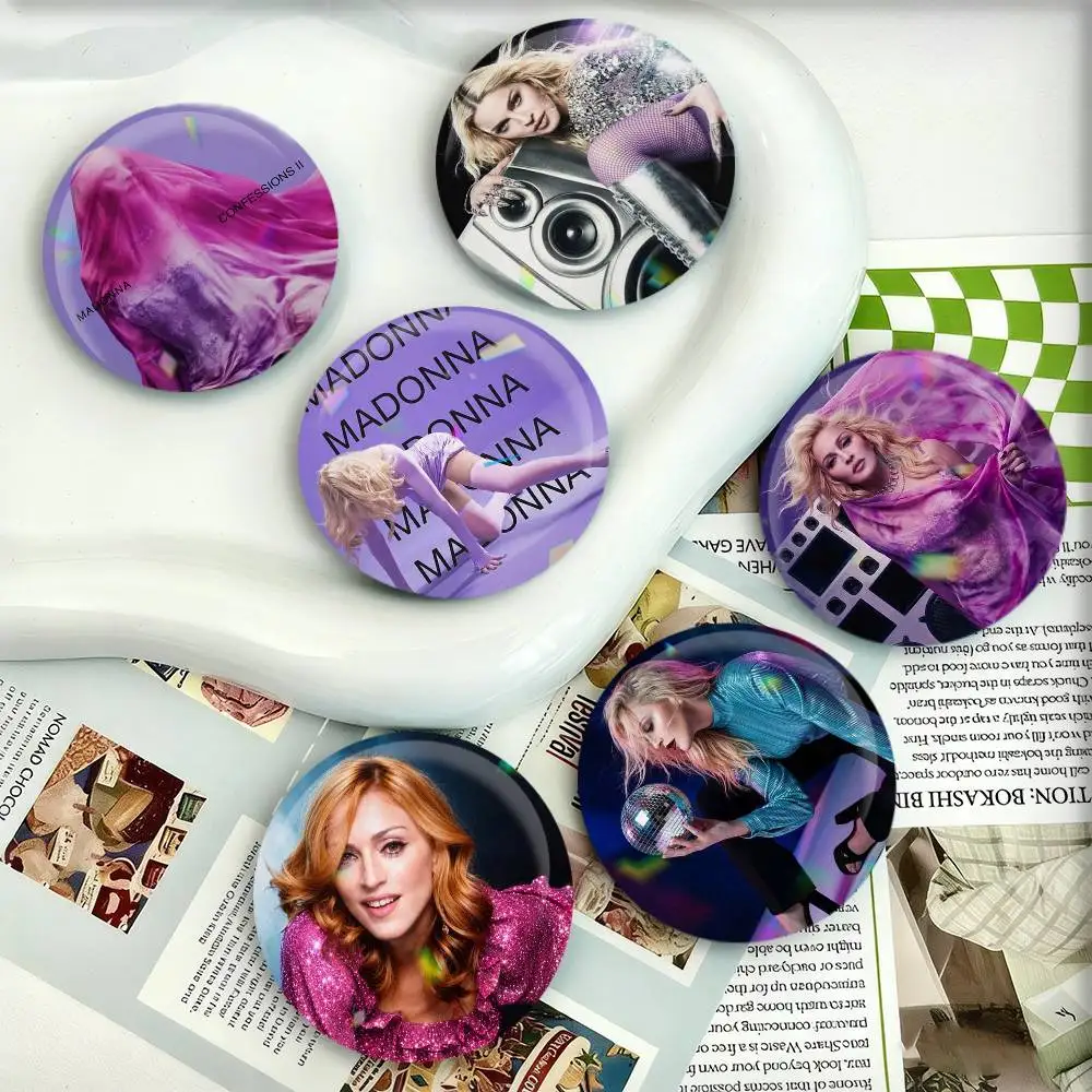 Madonna Confessions I Feel So Free Badge 25 32 44 58 75 mm Round Fans Collect Friends Gifts Brooch Souvenir
