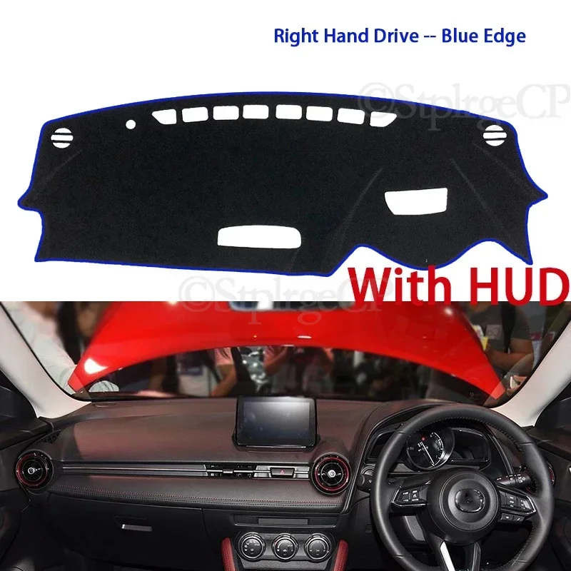 For Mazda CX-3 2015 2016 2017 2018 2019 Anti-Slip Mat Dashboard Cover Pad Sunshade Dashmat Protect Carpet Accessories CX3 CX 3