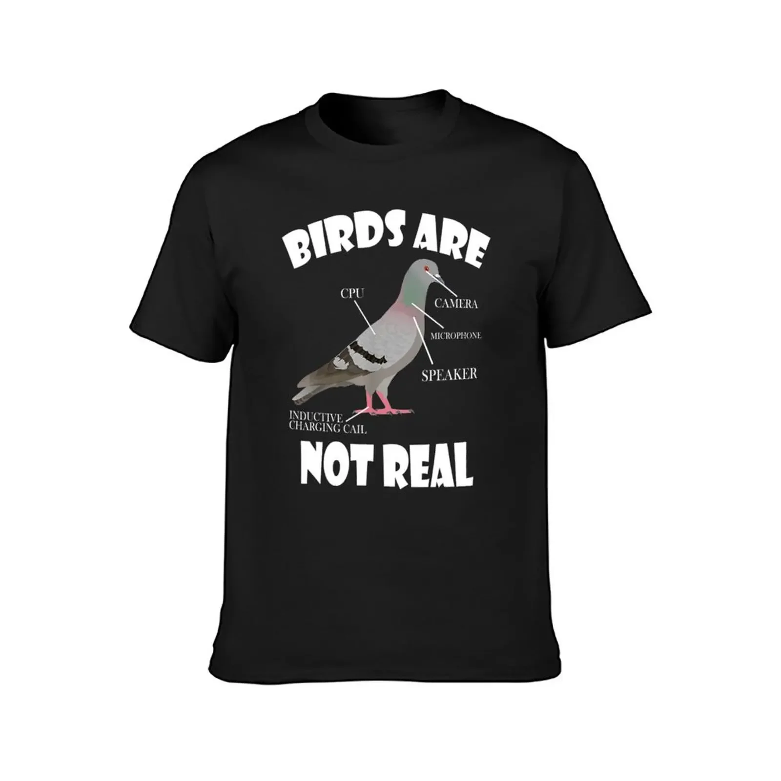 Birds Are Not Real Spies Conspiracy Theory Camera Dove T-Shirt graphic tee shirt essential t shirt anime tshirt men clothing