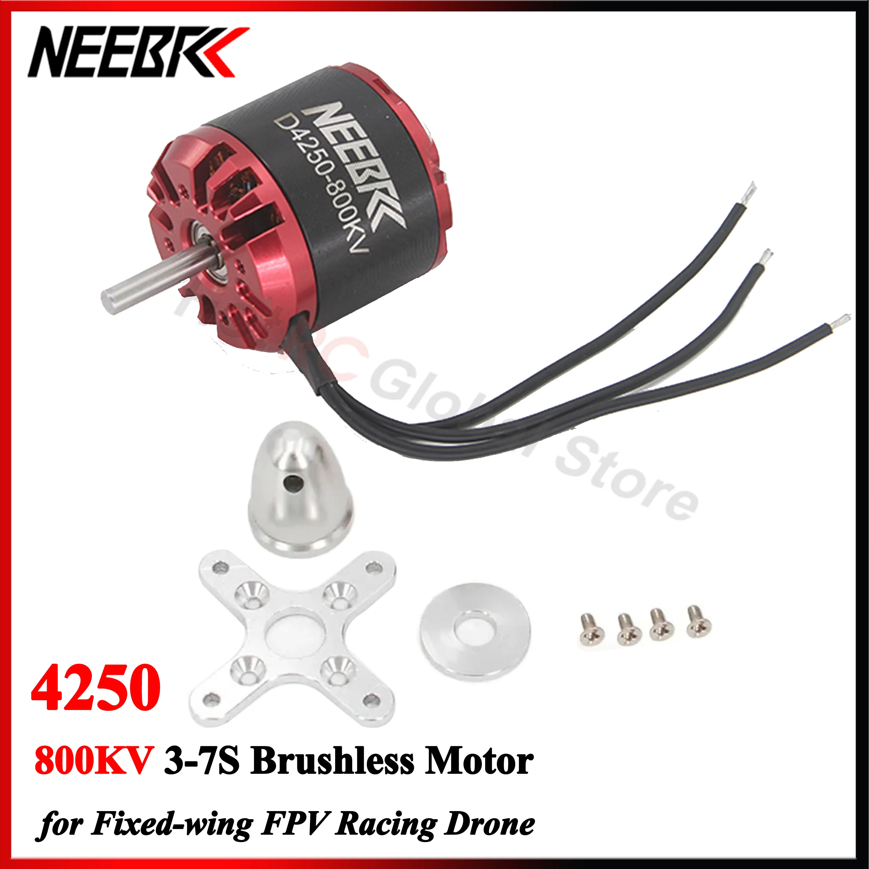 NEEBRC 4250 800KV Outrunner Brushless Motor 3-7S for RC FPV Racing Drone Fixed-wing Multicopter Quadcopter Helicopter Airplane