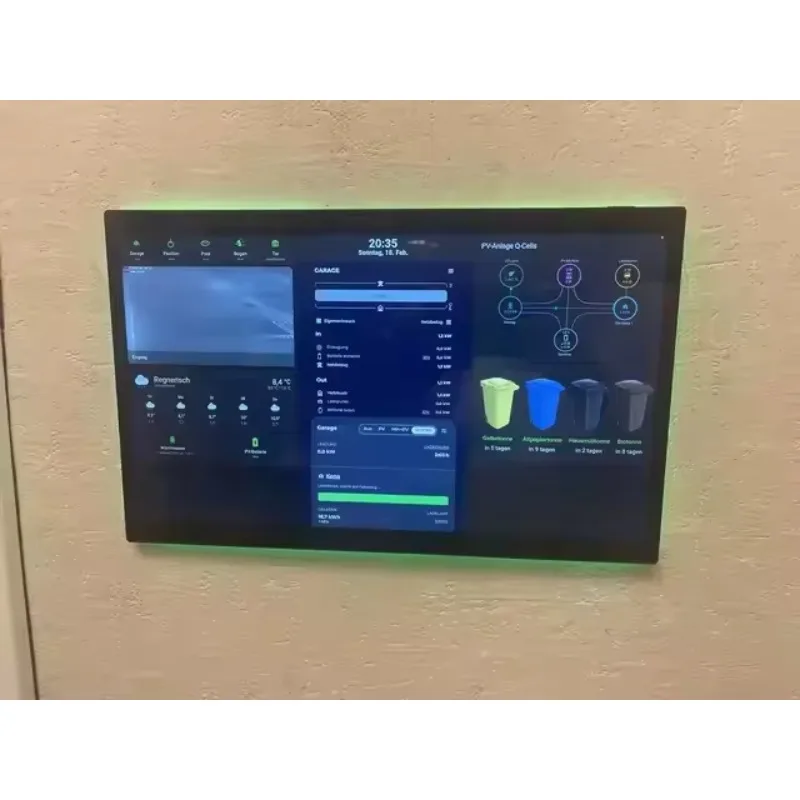 

Smart Home Matter Thread WIFI 10.1 Inch 15.6 Inch Wall Mounting Display Relay RS232 RJ45 Automation Device Control Tablets